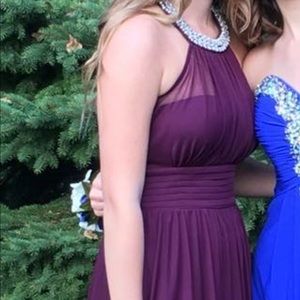 Dress, beaded neckline, homecoming/graduation
